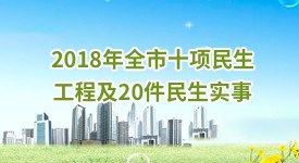 2018年全市十項民生工程及20件民生實事