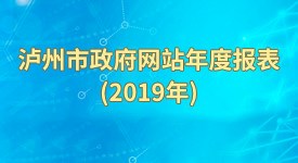 政府網(wǎng)站年度報表發(fā)布（2019年）