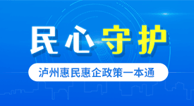 民心守護(hù)  瀘州市惠民惠企政策一本通